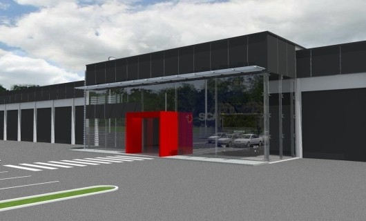 Truck dealer shop and truck warehouse - Rondônia - Brazil